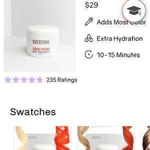 Brand new overtone (vibrant orange and pastel)